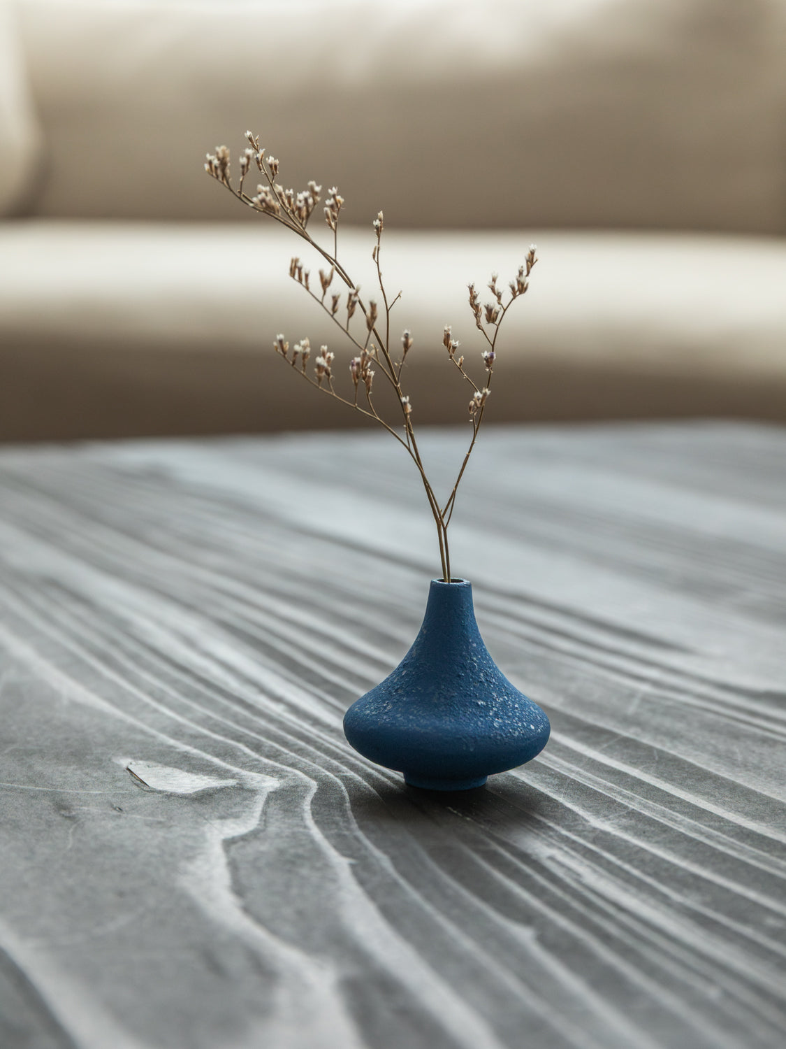 CK Bud Vase, Blue