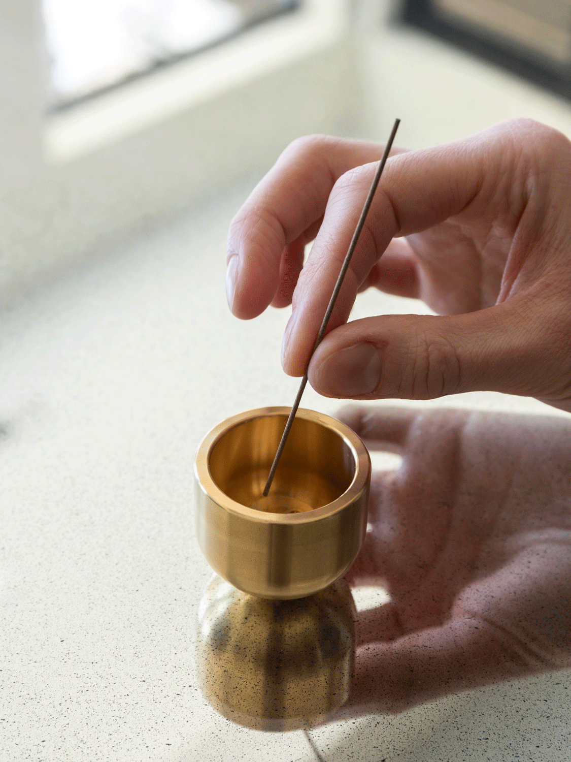 &INCENSE Brass Incense Burner