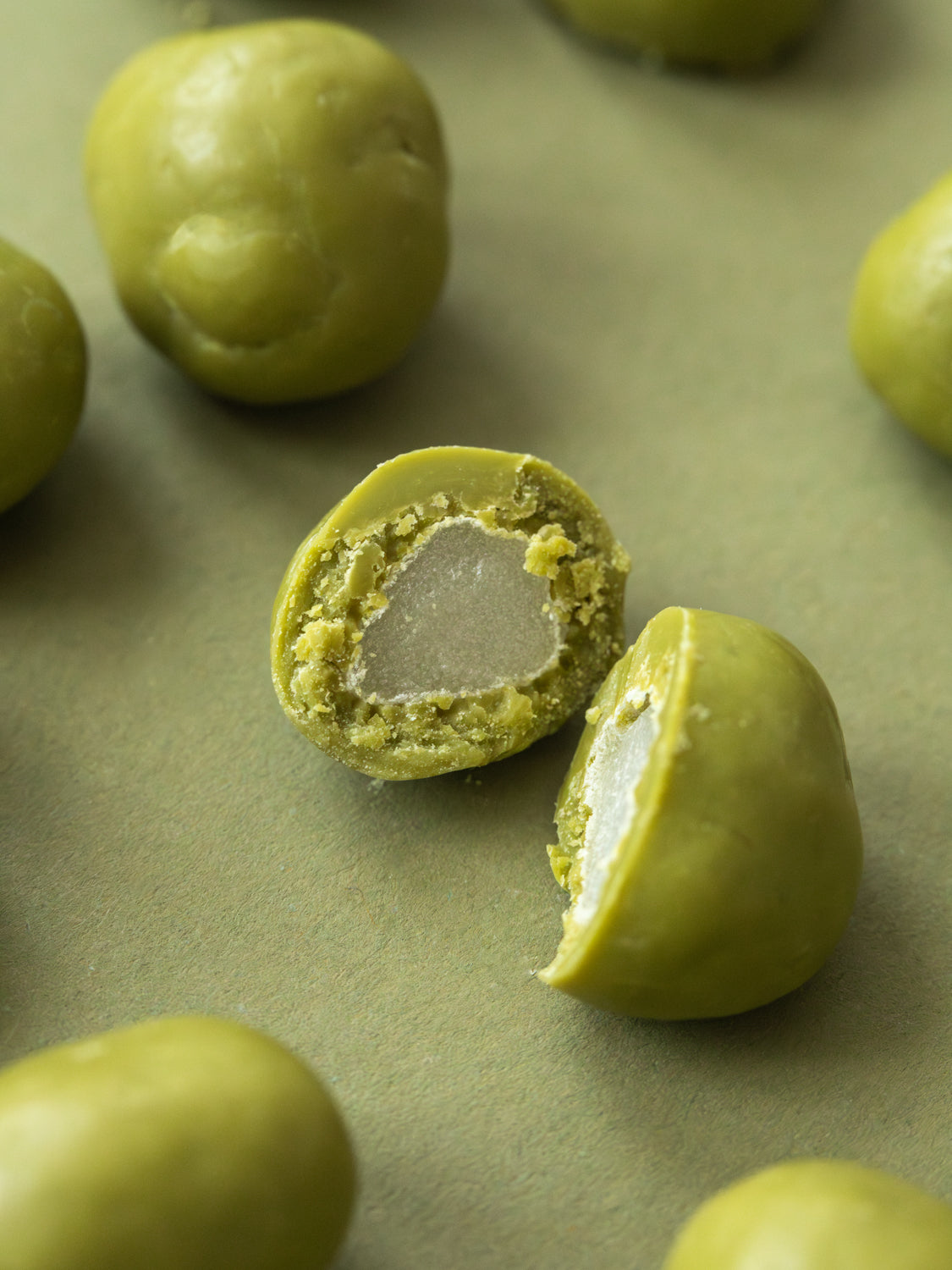 rikumo x Shane Confectionery Matcha Mochi Drops, 4 oz.