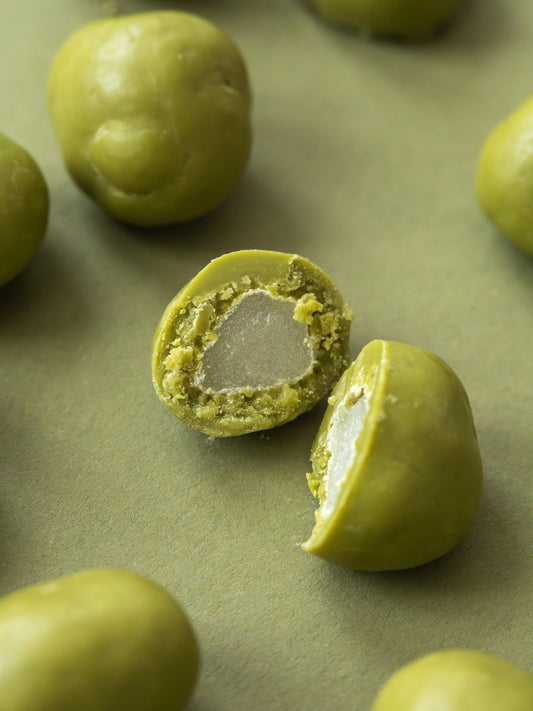 rikumo x Shane Confectionery Matcha Mochi Drops, 4 oz.