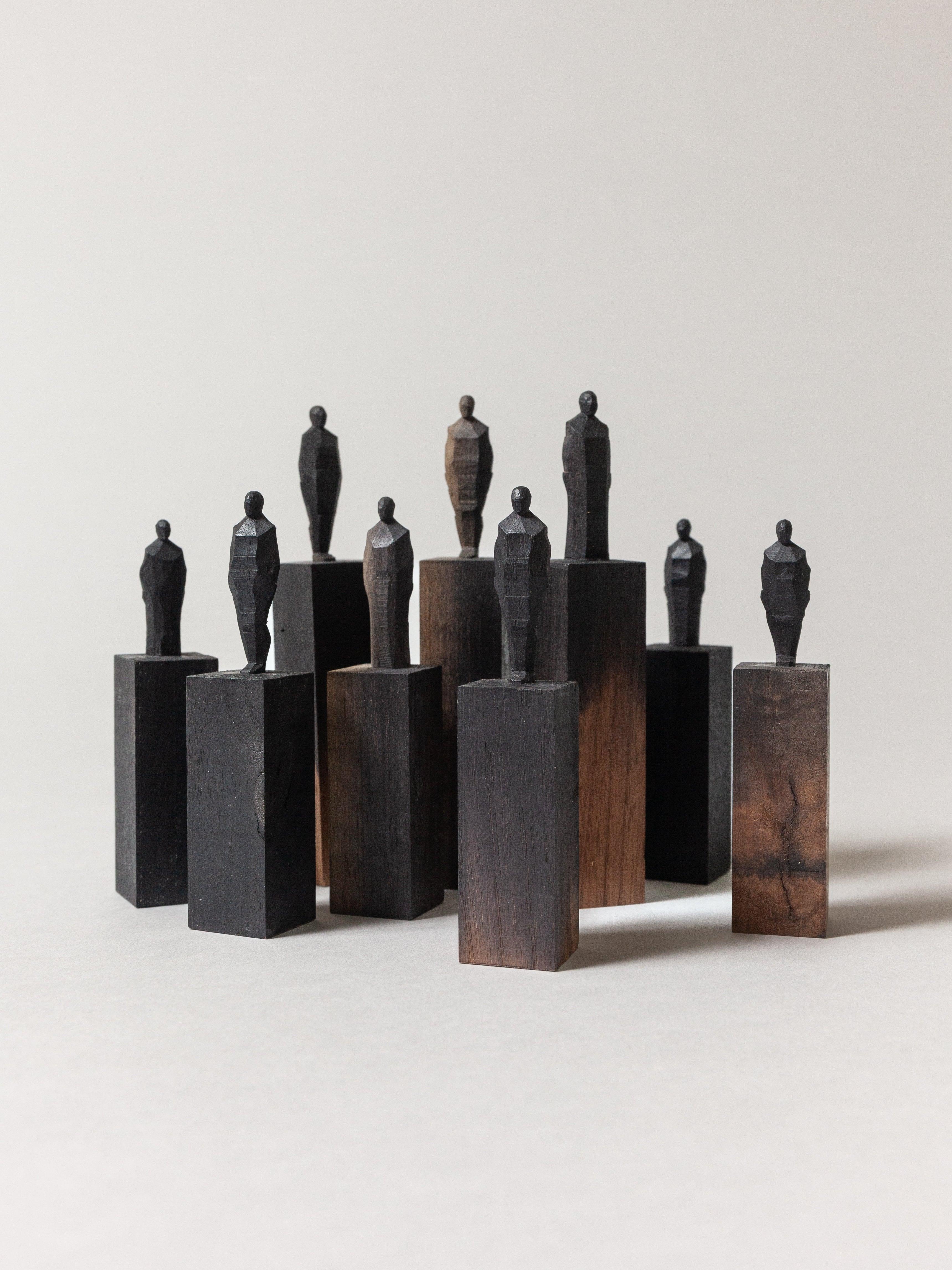 Olectronica Wooden Statuette - Stained