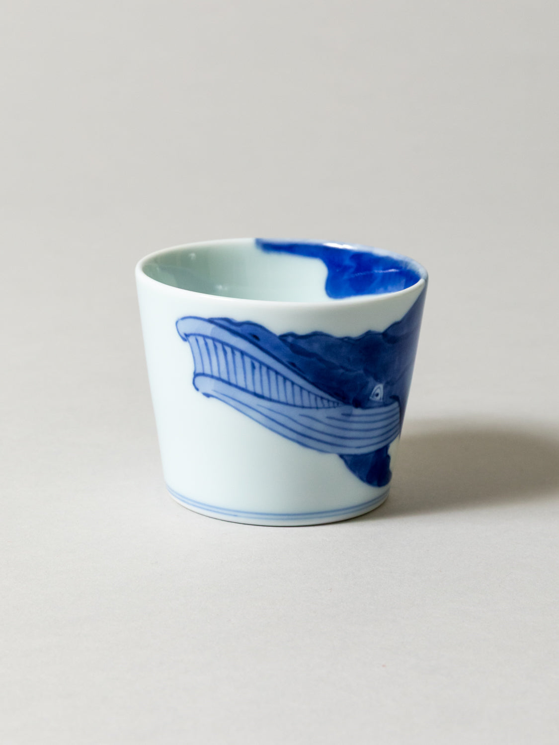 Sometsuke Choko Cup - Fin Whale