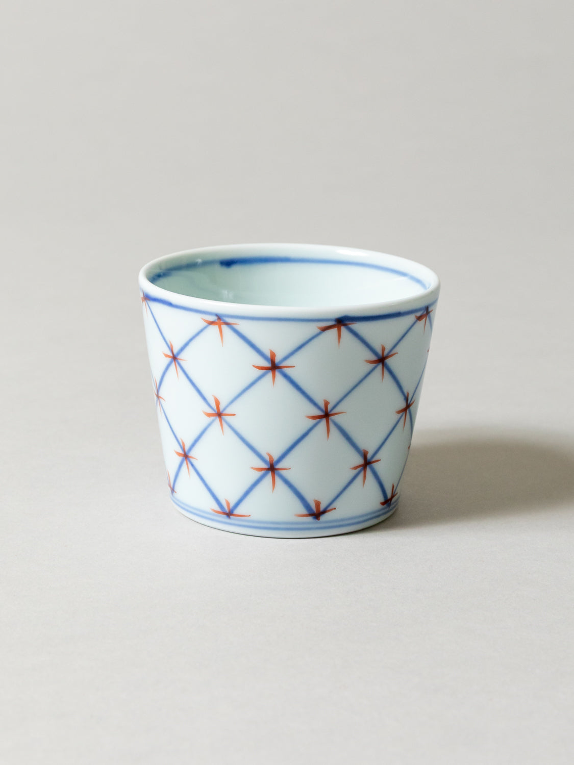 Somenishiki Choko Cup - Four-Petal Flower