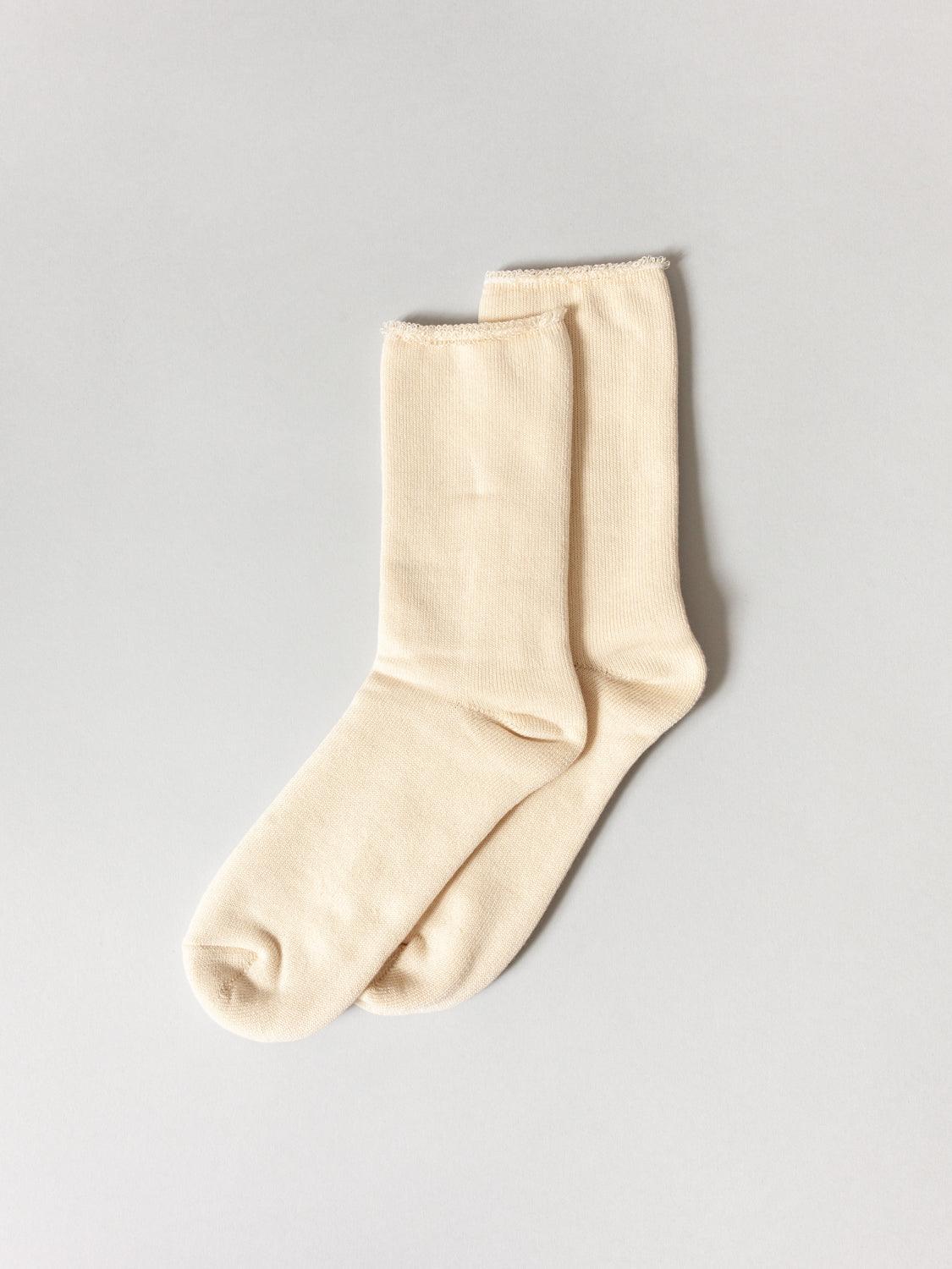 Silk Cotton Lounge Socks