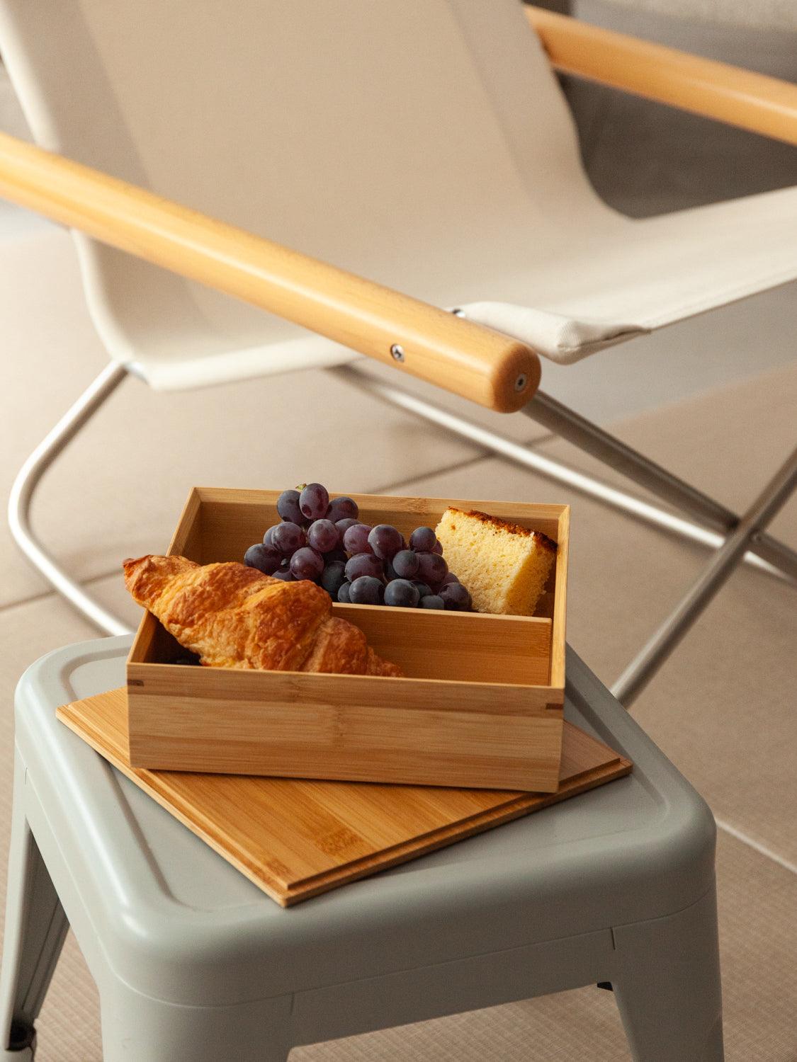 Wakita Two-Tier Bamboo Bento Box