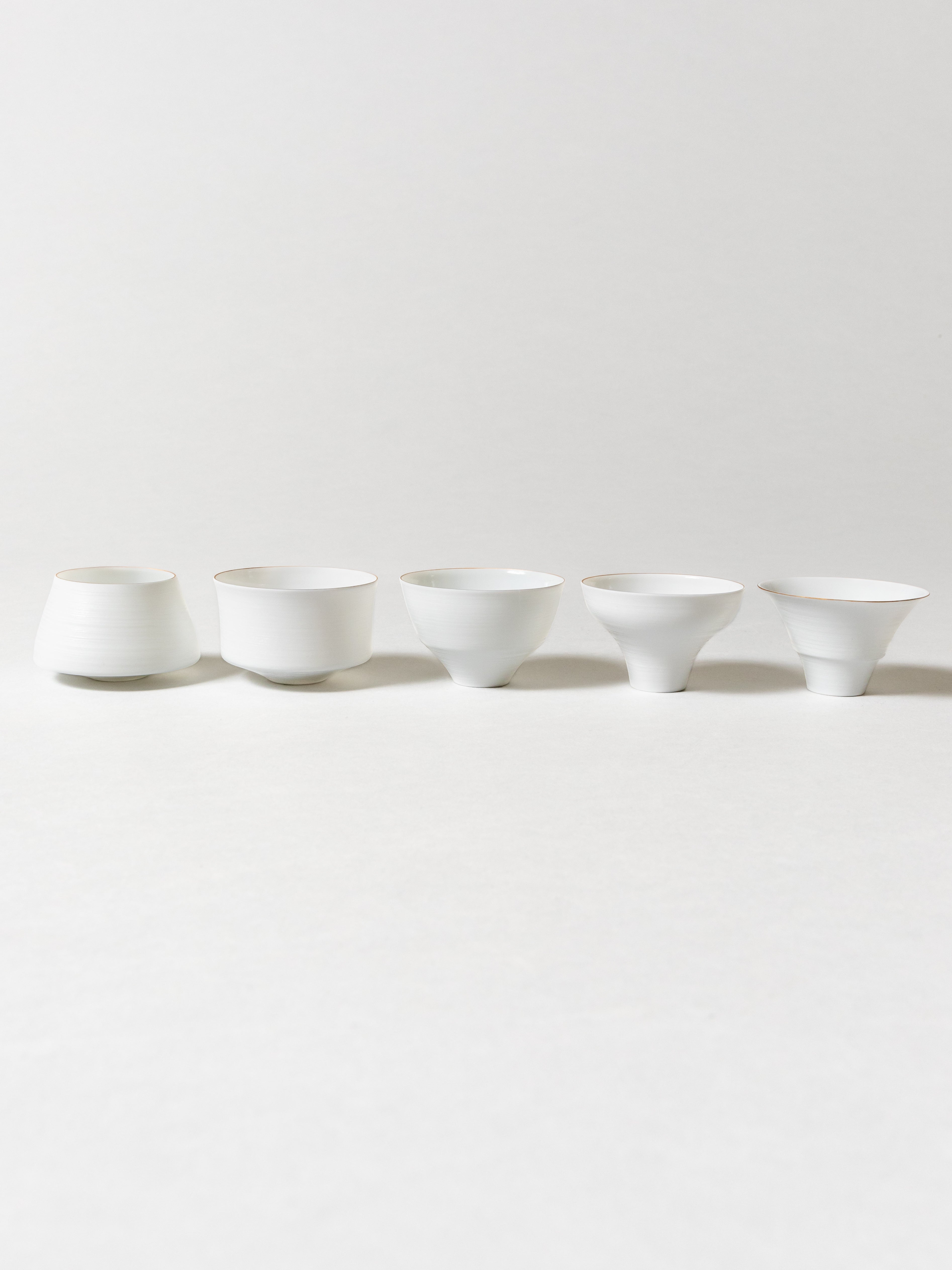 Egg Shell Sake Cups - Set of 5