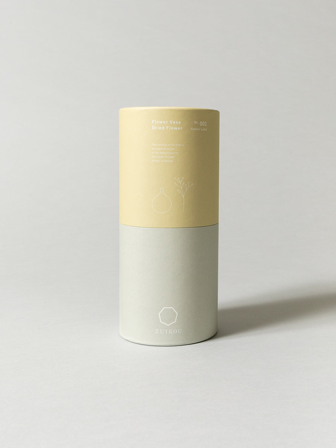 Vase and Dried Flower - Cosmic Latte × Mimosa