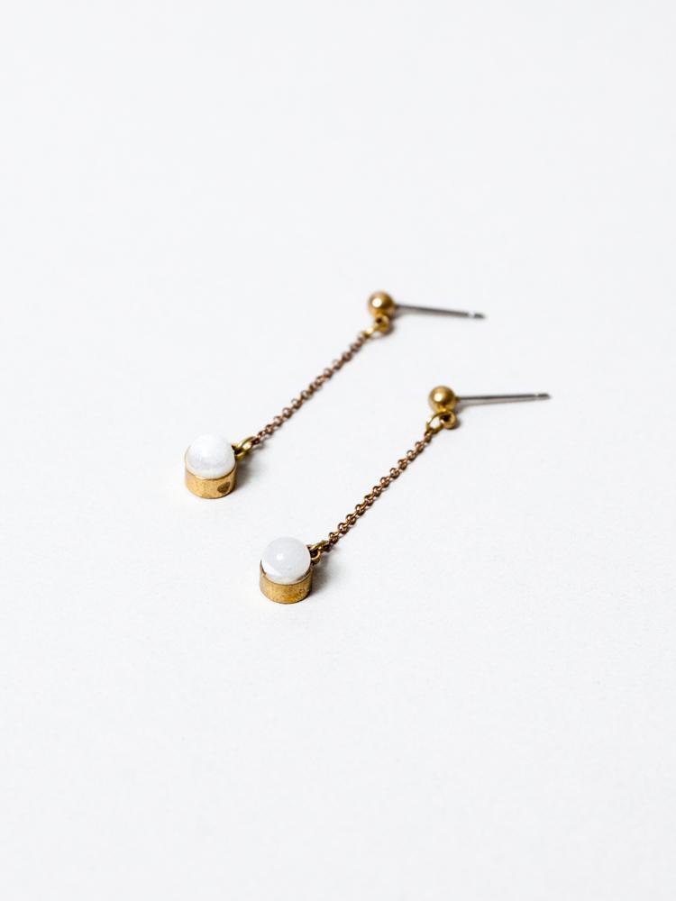 Megumi Aqua Drop Earrings