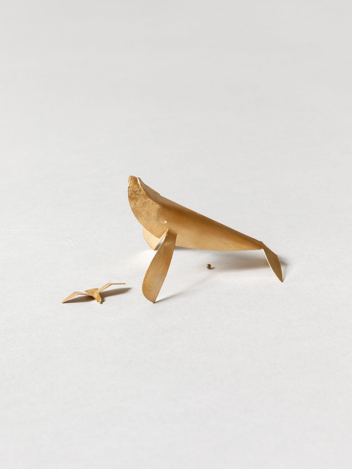 Ren Brass Seagull and Whale