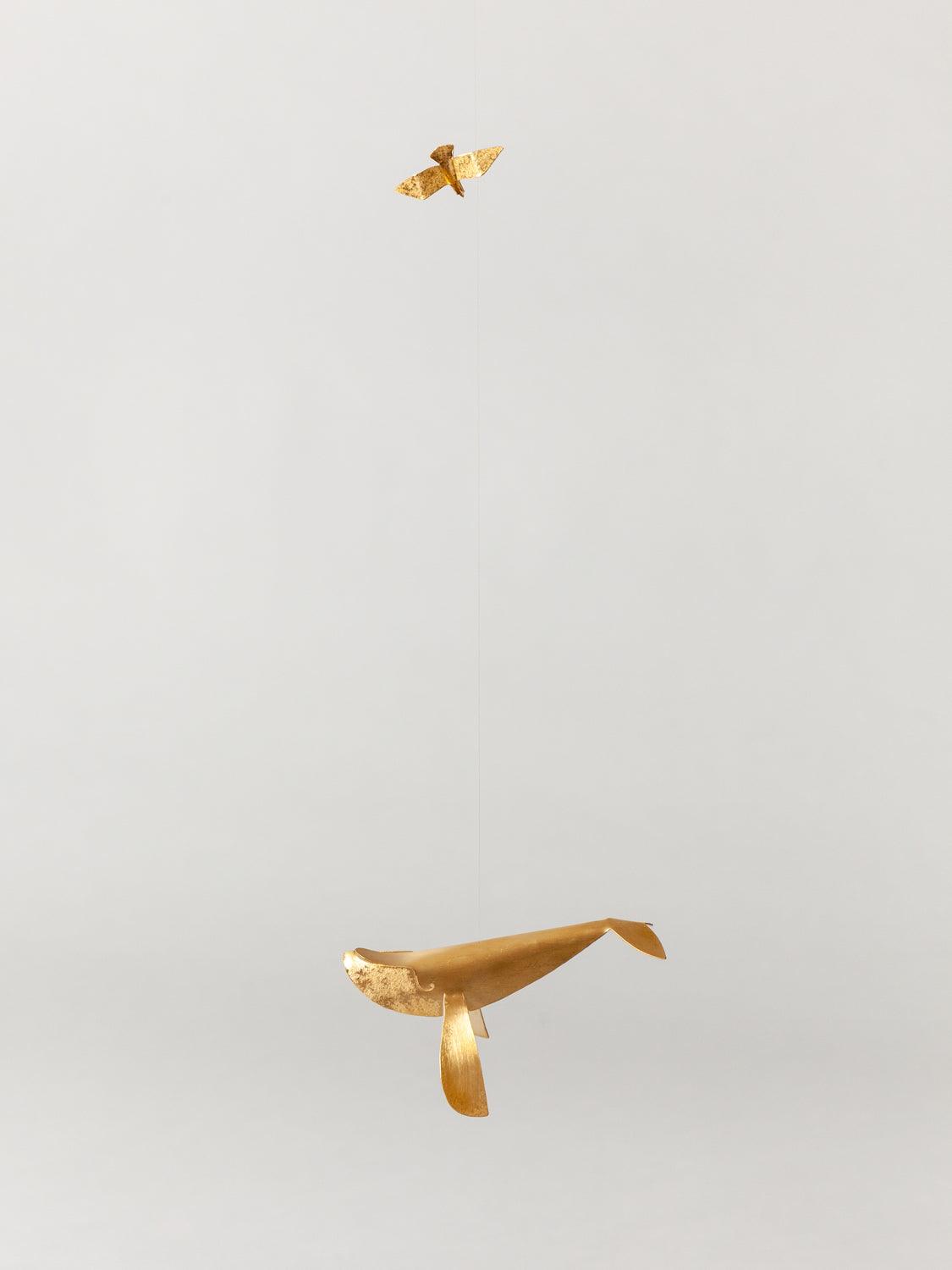 Ren Brass Seagull and Whale