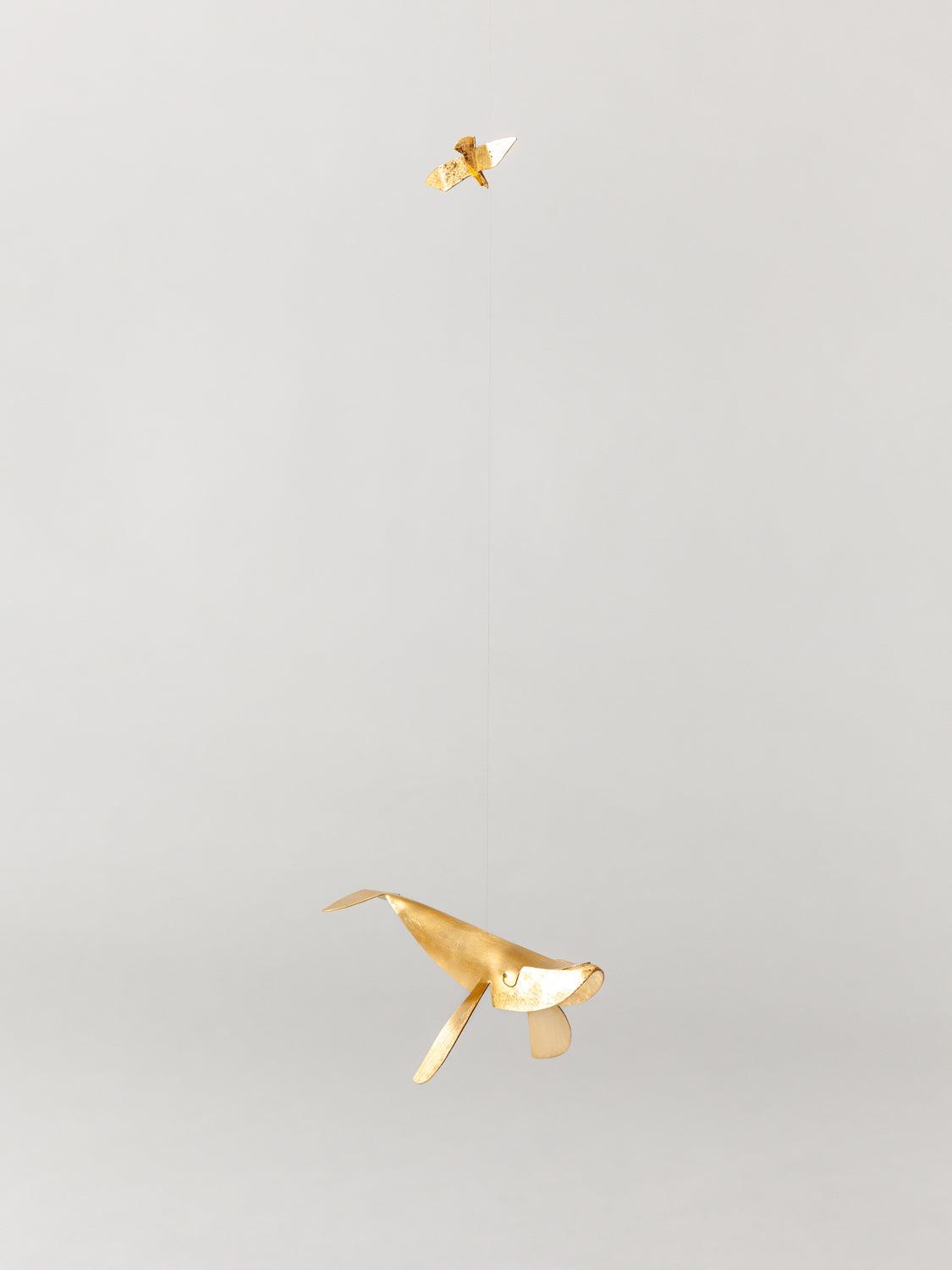 Ren Brass Seagull and Whale