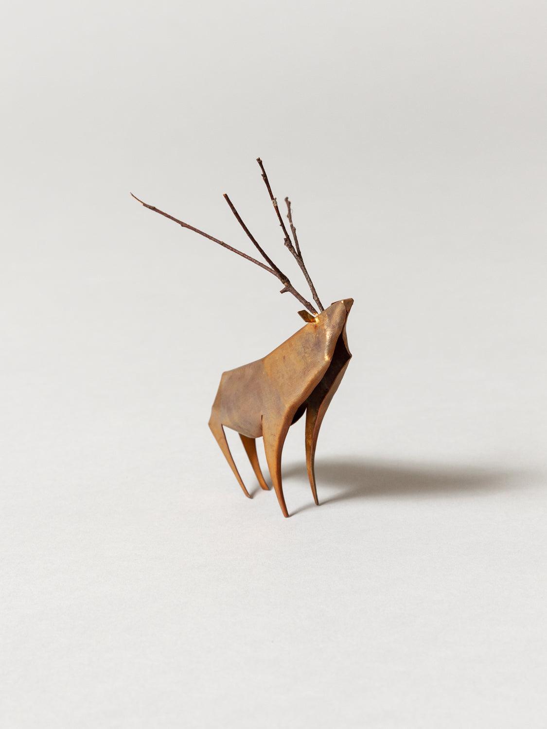 Ren Brass Red Deer
