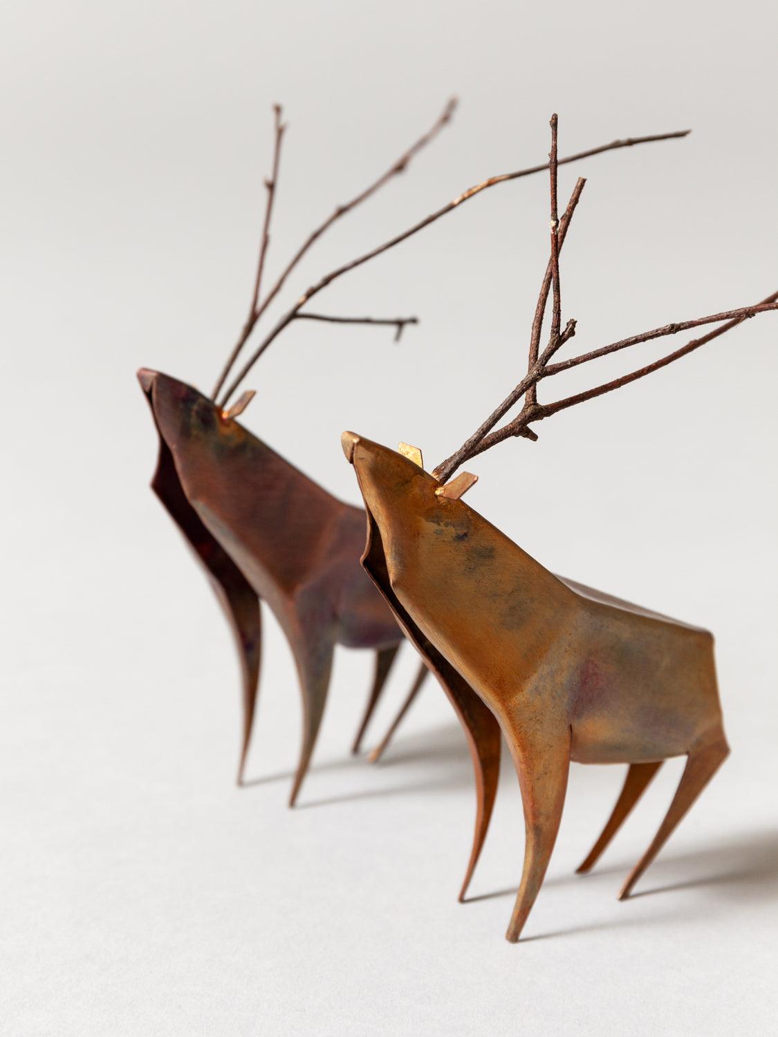 Ren Brass Red Deer