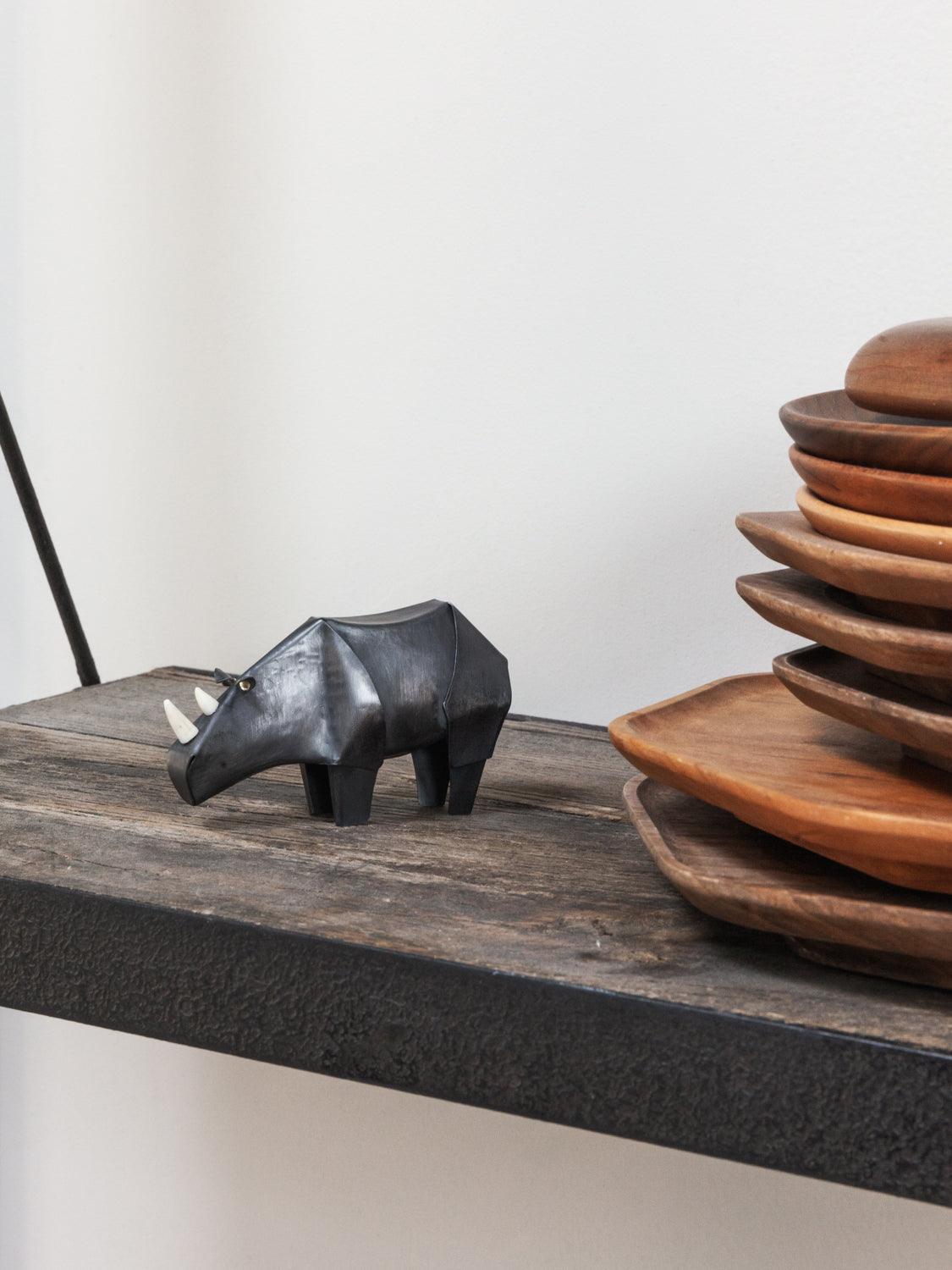Ren Brass Wire Rhino