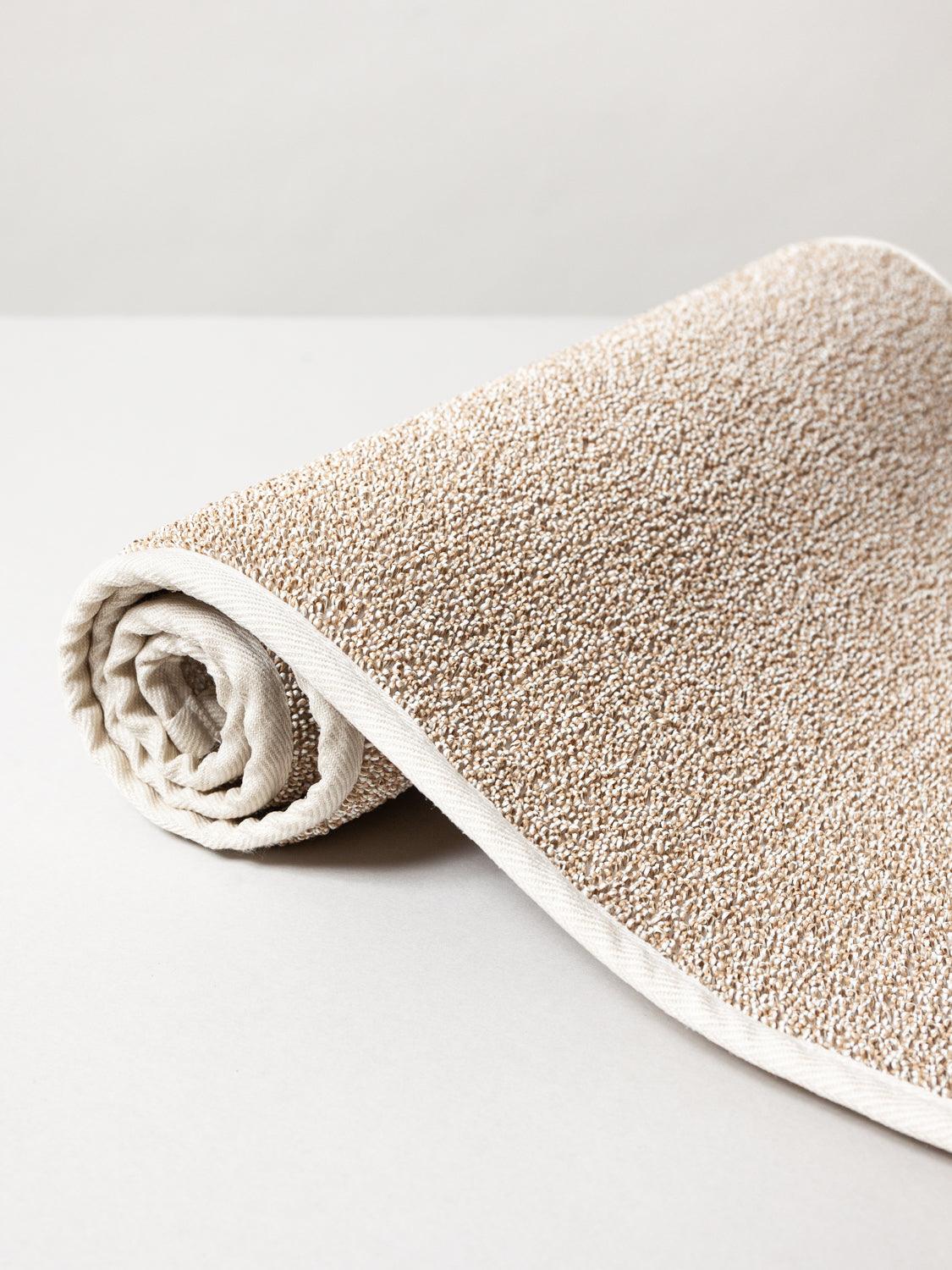 Sasawashi Bath Mat - Beige, Long