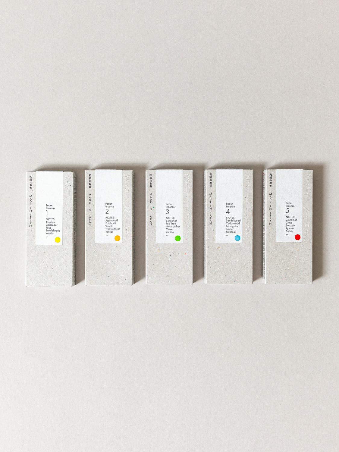 Washi Paper Incense Strips