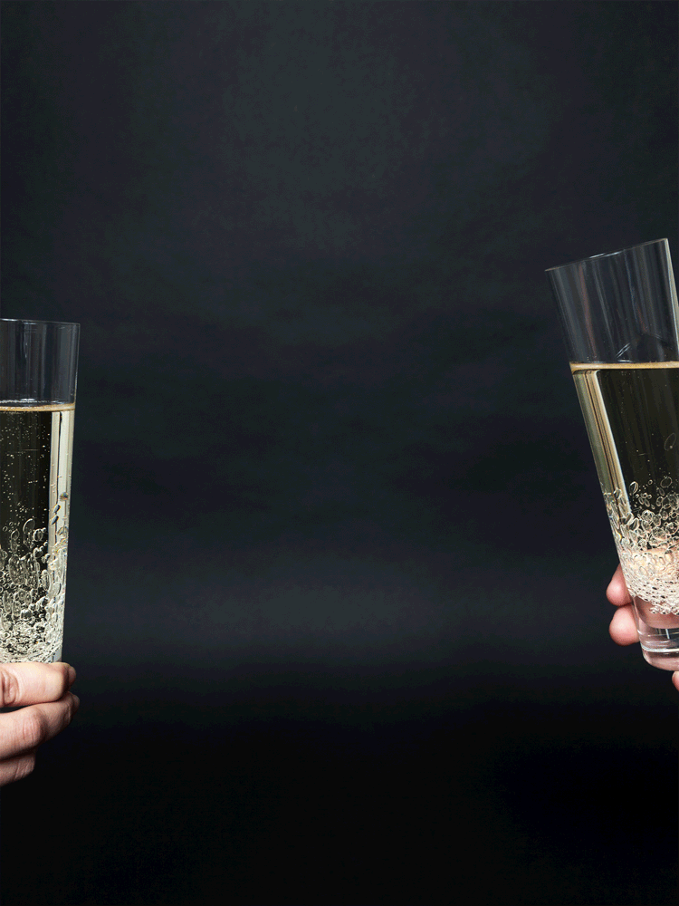 Bubble Champagne Flute