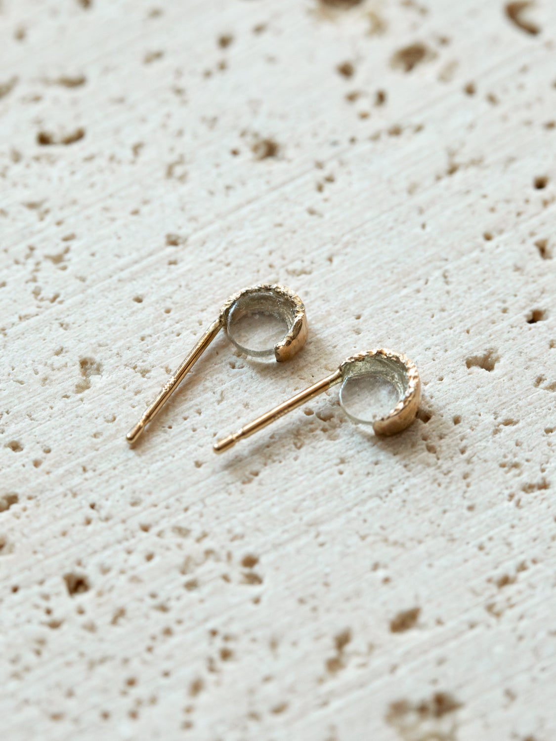 Slice Earrings - Bare