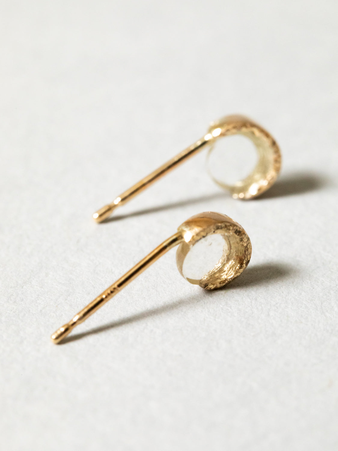 Slice Earrings - Bare