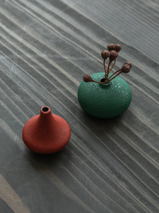 CK Bud Vase, Green
