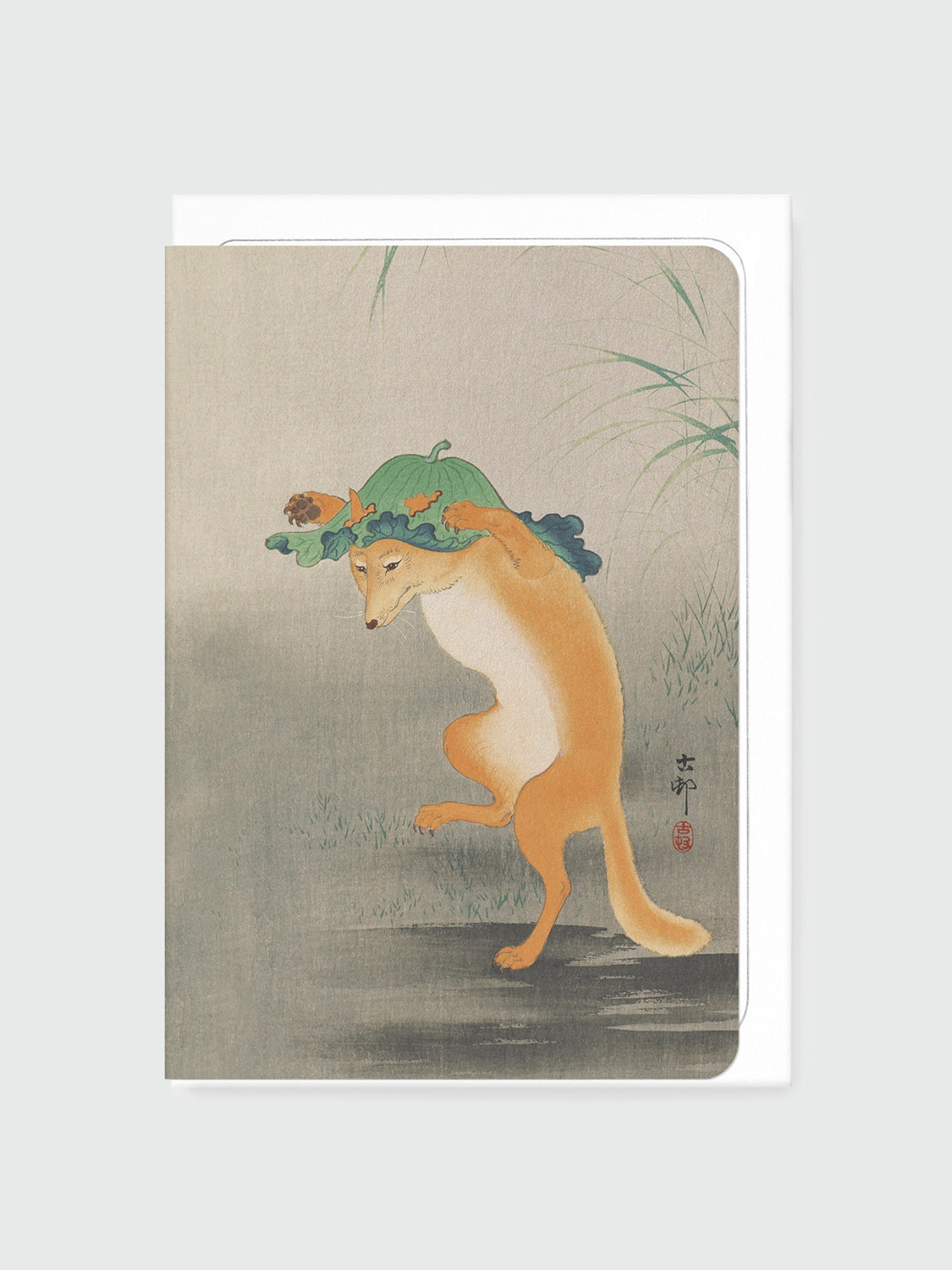 Greeting Card - Dancing Fox