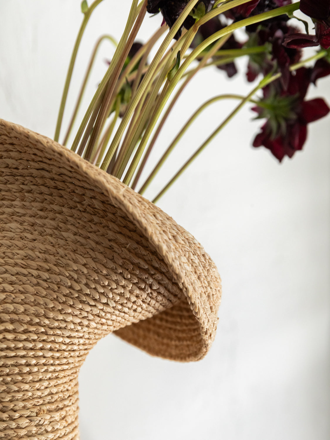 Lapel Raffia Vase