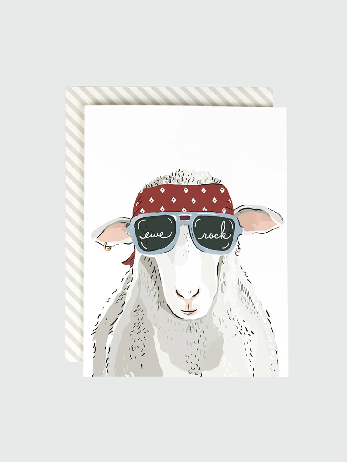 Greeting Card - Ewe Rock