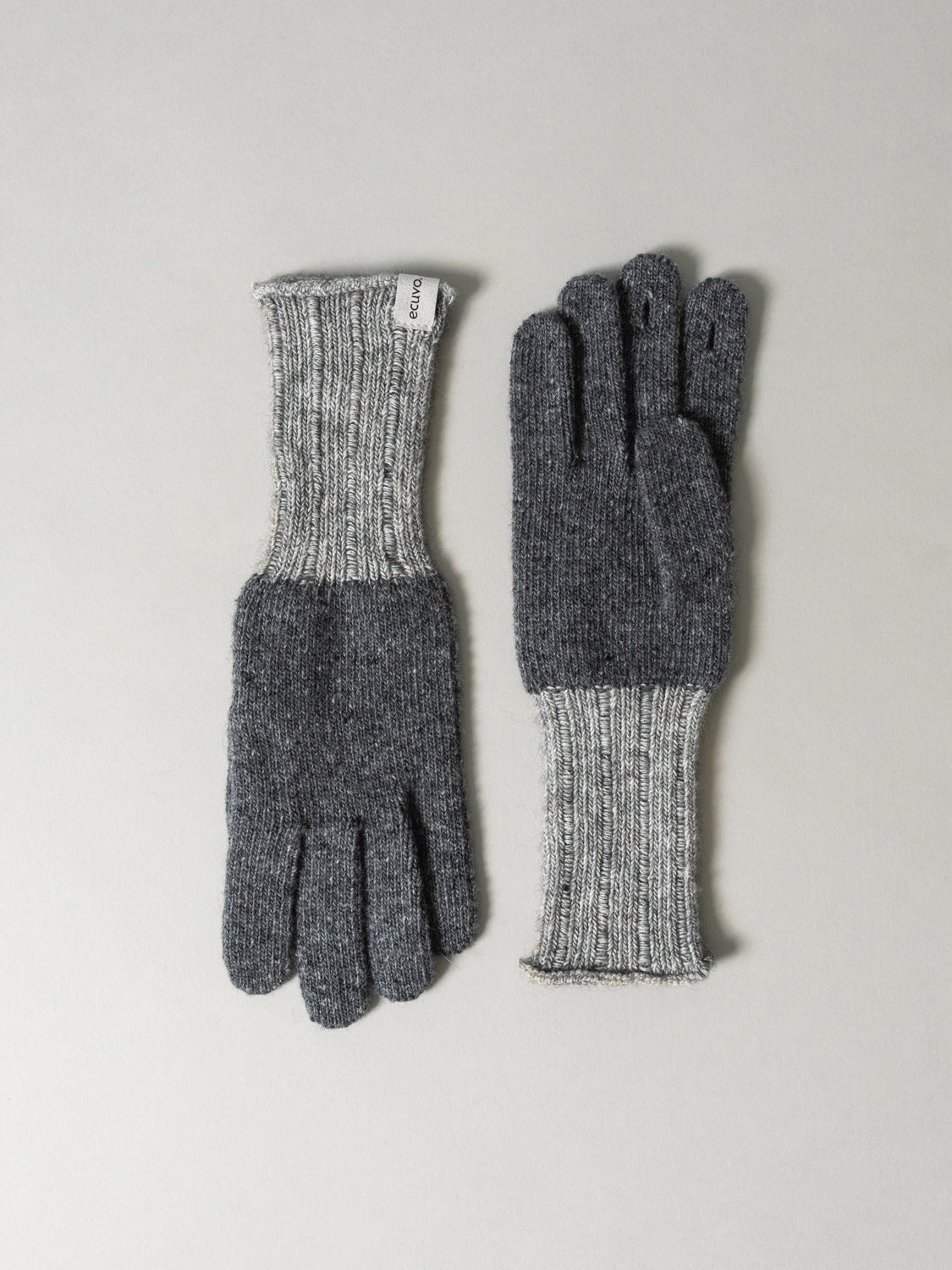 Recycled Wool Gloves - Charcoal
