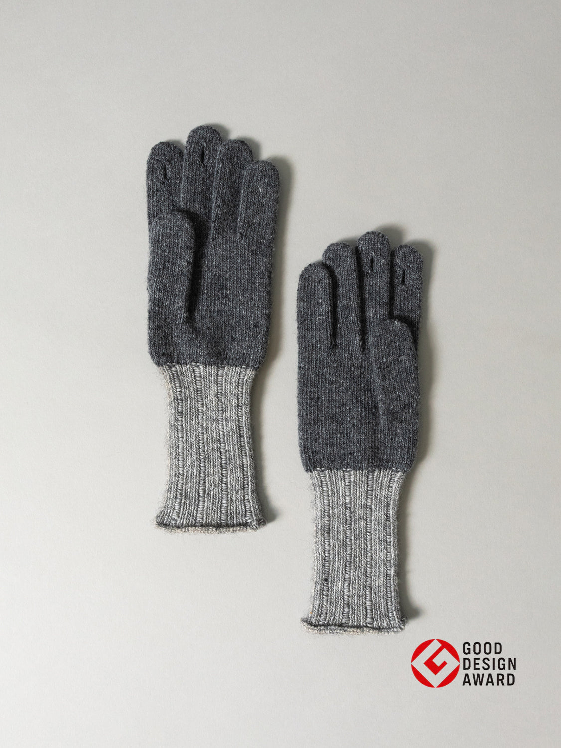 Recycled Wool Gloves - Charcoal