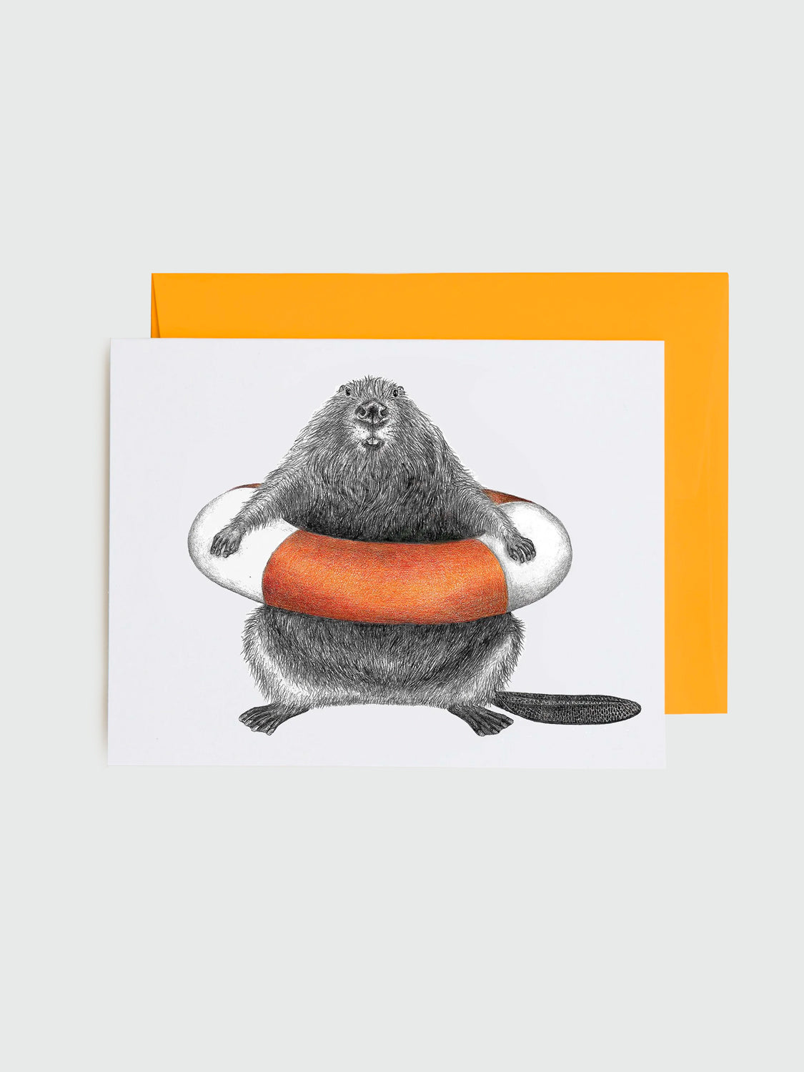 Ford Buckminster Beaver - Greeting Card