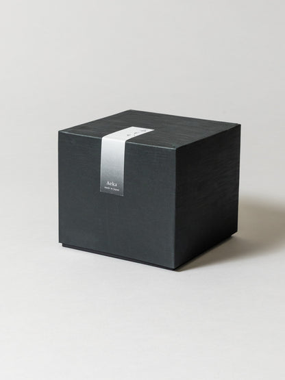 AEKA Object Footed Vase, Smoky Grey