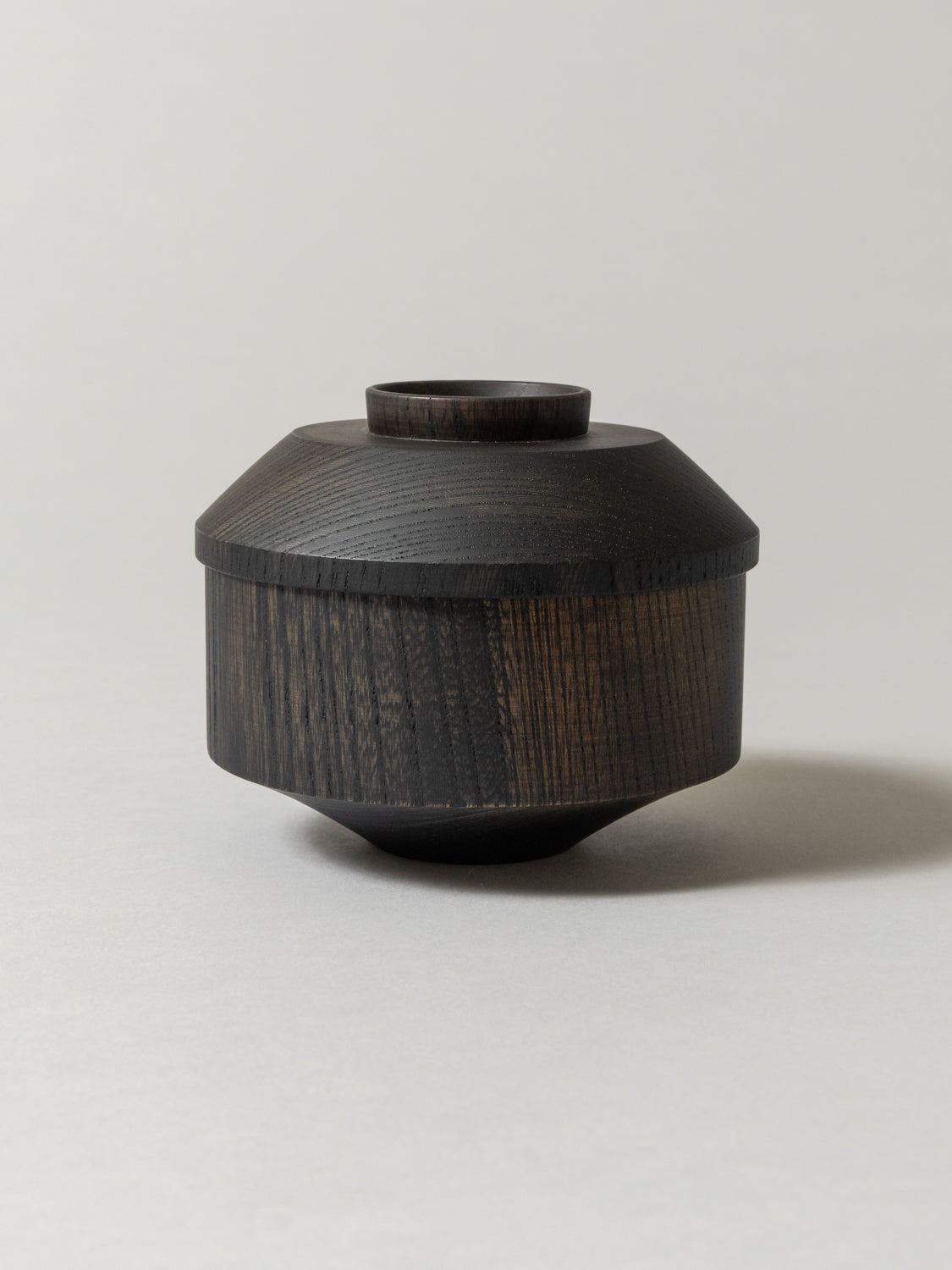 Tsumugi Wooden Bowl with Lid - Mentsuu (Black)