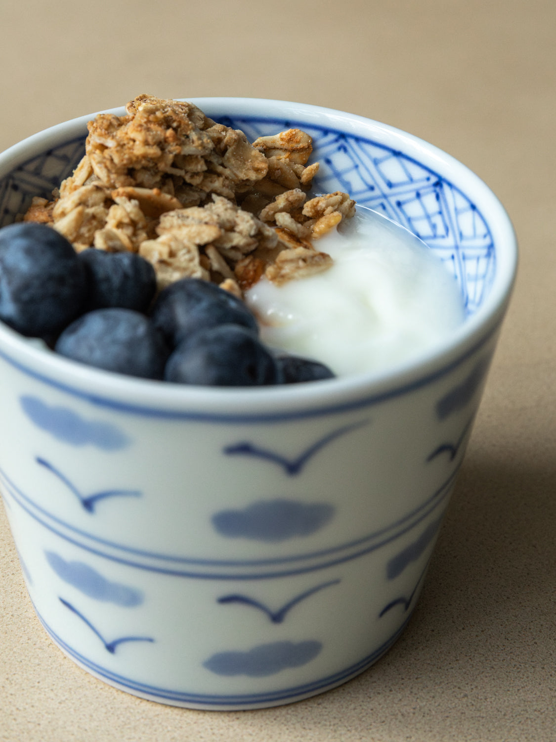 Sometsuke Choko Cup  -   Hawk in Clouds