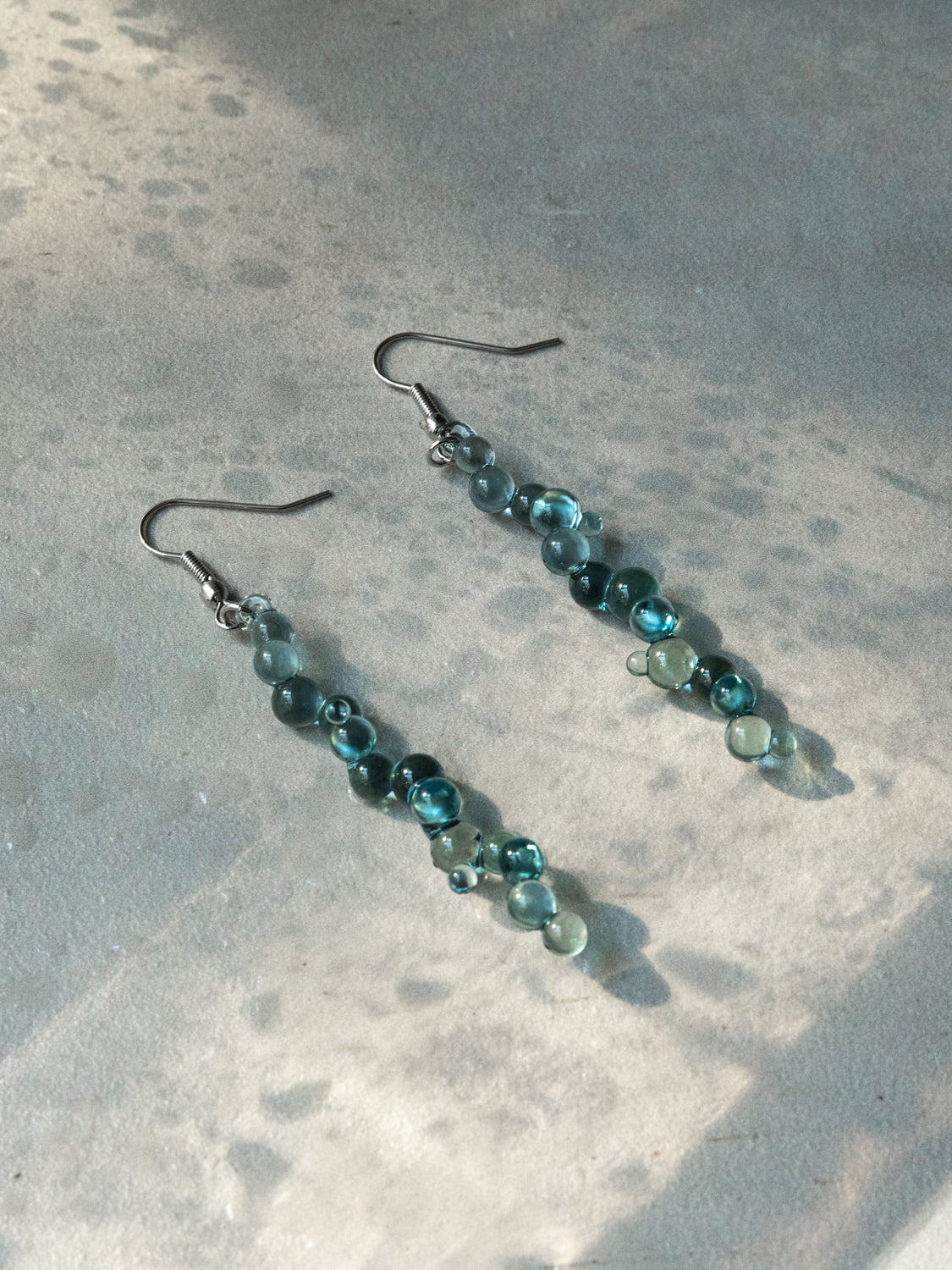 Glass Earrings - Rain