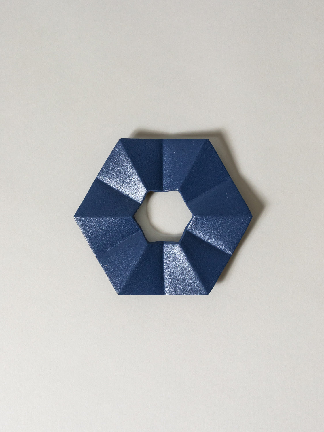 Iwachu Cast Iron Trivet - Origami Blue