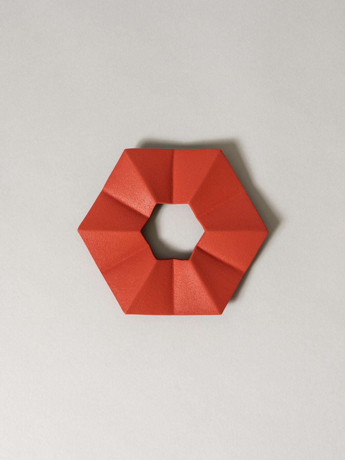 Iwachu Cast Iron Trivet - Origami Red