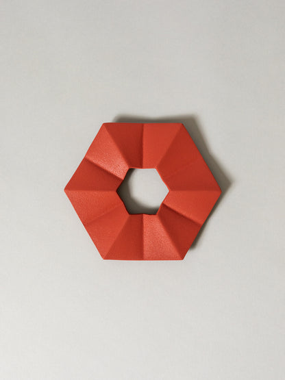 Iwachu Cast Iron Trivet - Origami Red