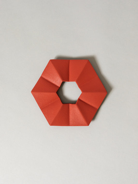 Iwachu Cast Iron Trivet - Origami Red