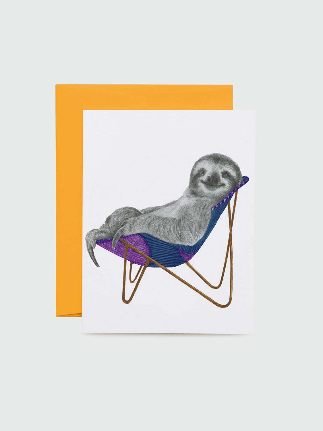 Kingston Westhill Three Toed Sloth - Greeting Card