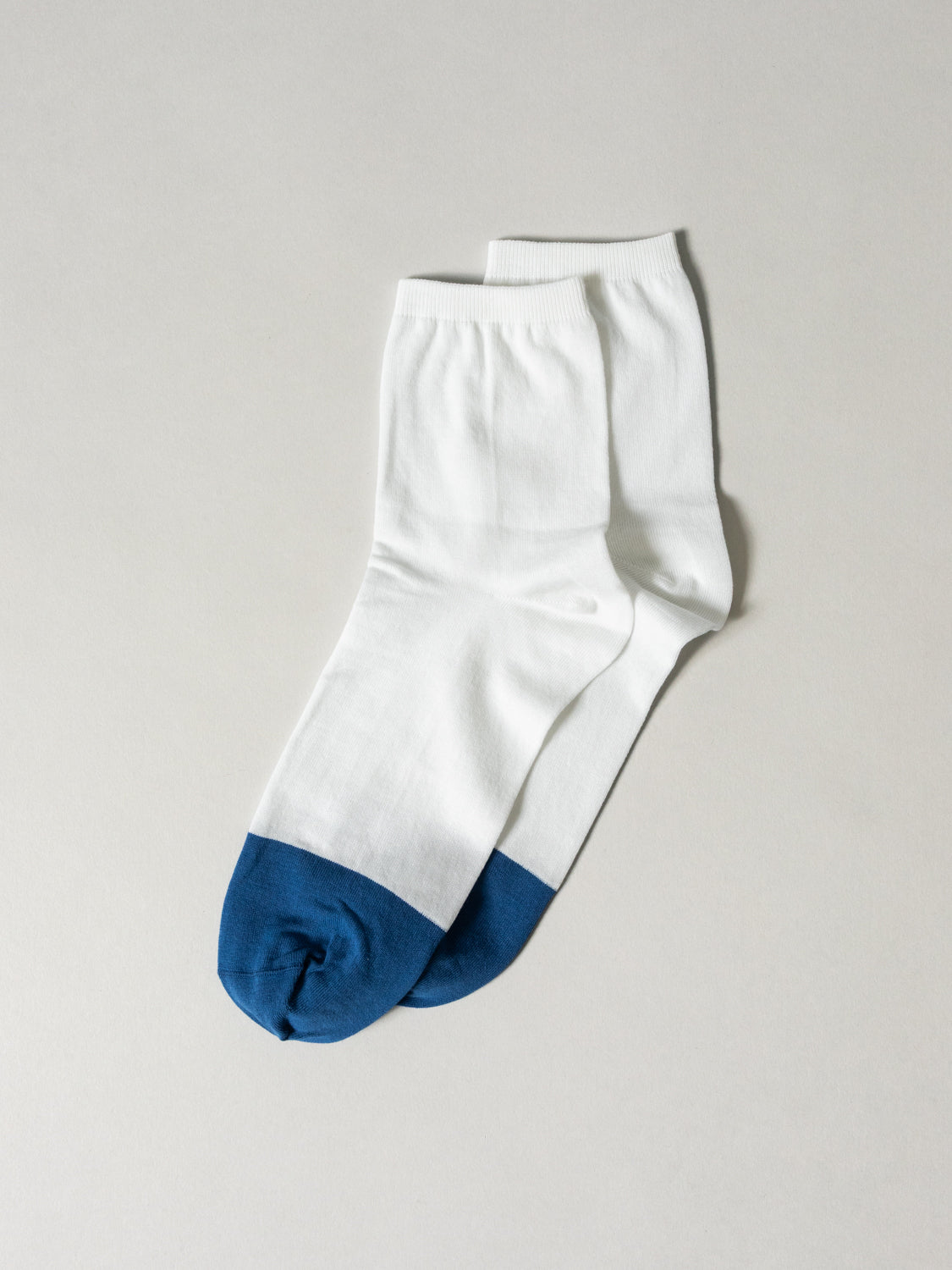 High Twisted Cotton Summer Socks, Off White