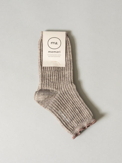 memeri Linen Sandal Socks