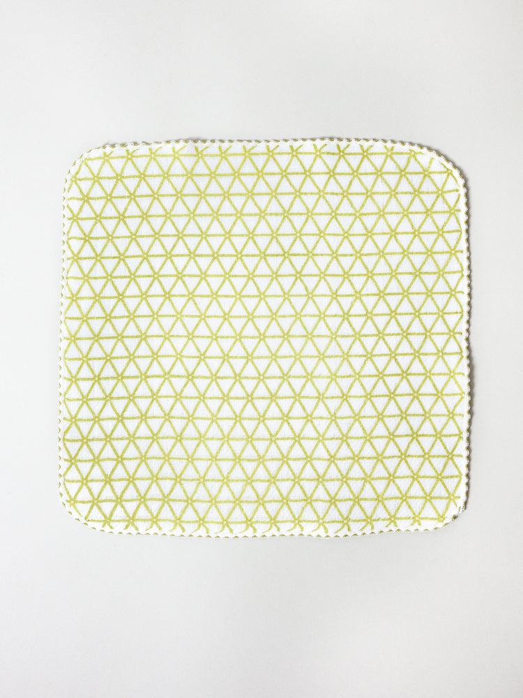 Haikara Little Handkerchief Pattern - Kagome Green