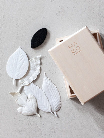 HA KO Paper Incense - Wooden Box Set of 5 With Incense Mat