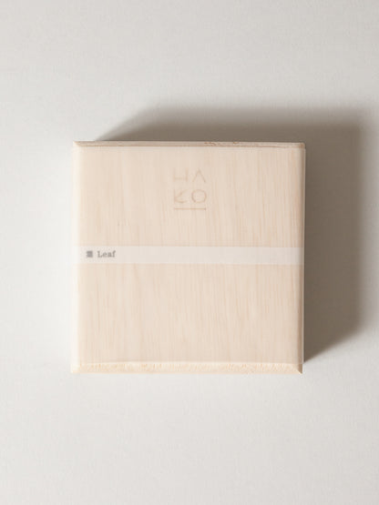HA KO Paper Incense - Wooden Box Set of 6 With Incense Mat and Dish