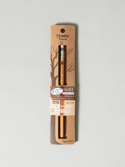 OHTO 0.5mm Wooden Mechanical Pencil