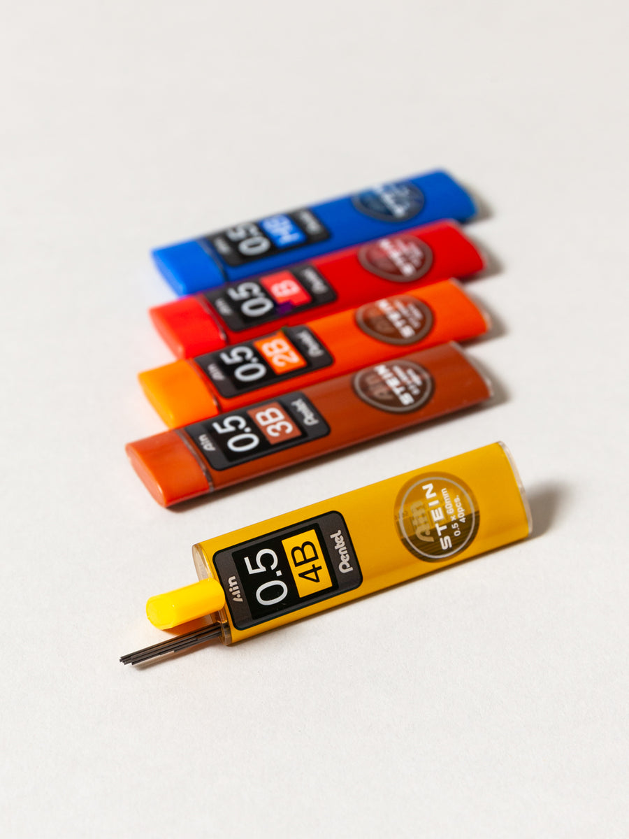 ぺんてる Ain STEIN 0.5mm シャープペンシル芯 - ブラック