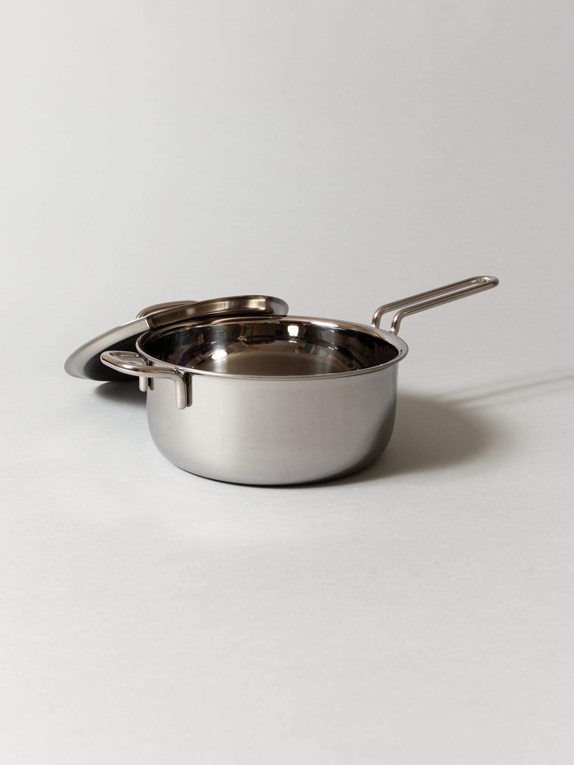 Miyazaki Seisakusho Objet Two-handed pan 18cm sauce pot Made in Japan IH  compatible Lightweight OJ-5// Cooking 