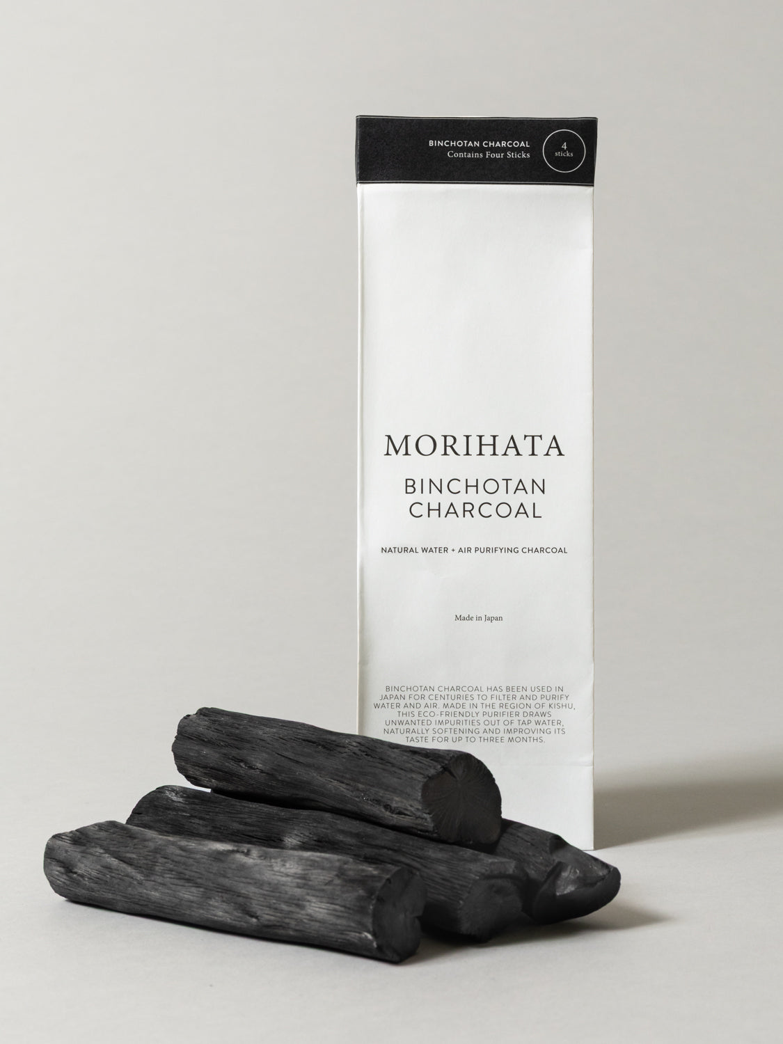 Morihata Purifying Binchotan Charcoal Sticks | Binchotan Charcoal