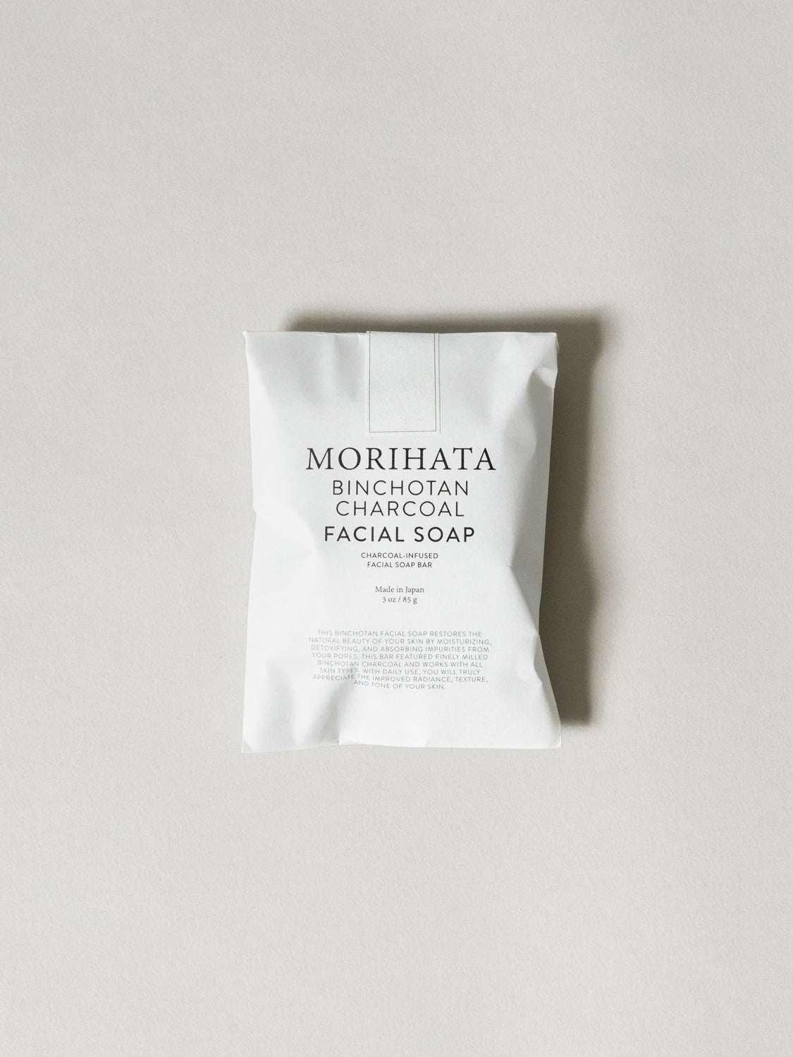 Morihata Binchotan Charcoal Facial Soap