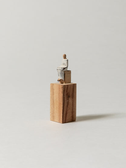 Olectronica Wooden Statuette - Natural